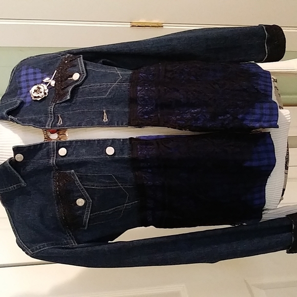 jeaniemade Jackets & Blazers - 184 Jeaniemade Size Large Upcycled Jean Jacket